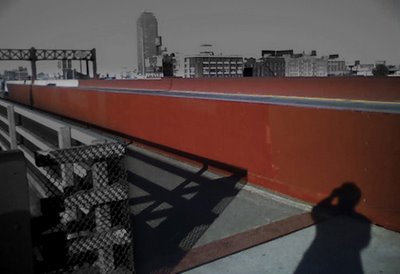 Portrait of My Shadow Crossing the Pulaski Bridge